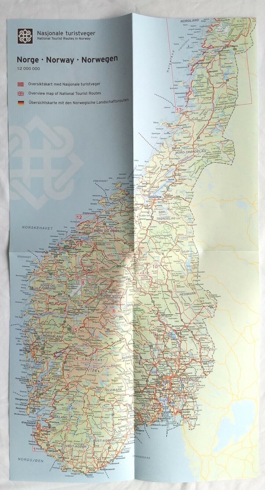 5 Norway Postcards + Map Gamle Strynefiellsvegen Tourist Route w/ Folder Lot Без бренда - фотография #2