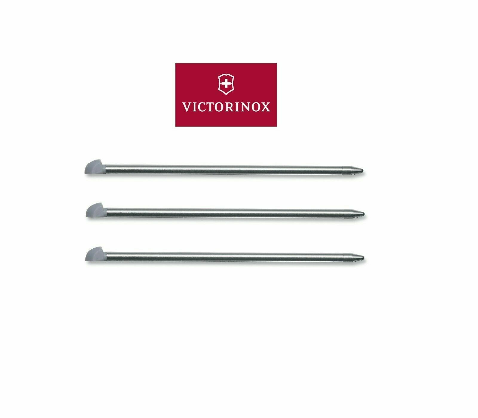 LOT OF 3 VICTORINOX LARGE REPLACEMENT PEN FOR 91 MM KNIVES BLUE INK A.3644  Victorinox # A.3644.100
