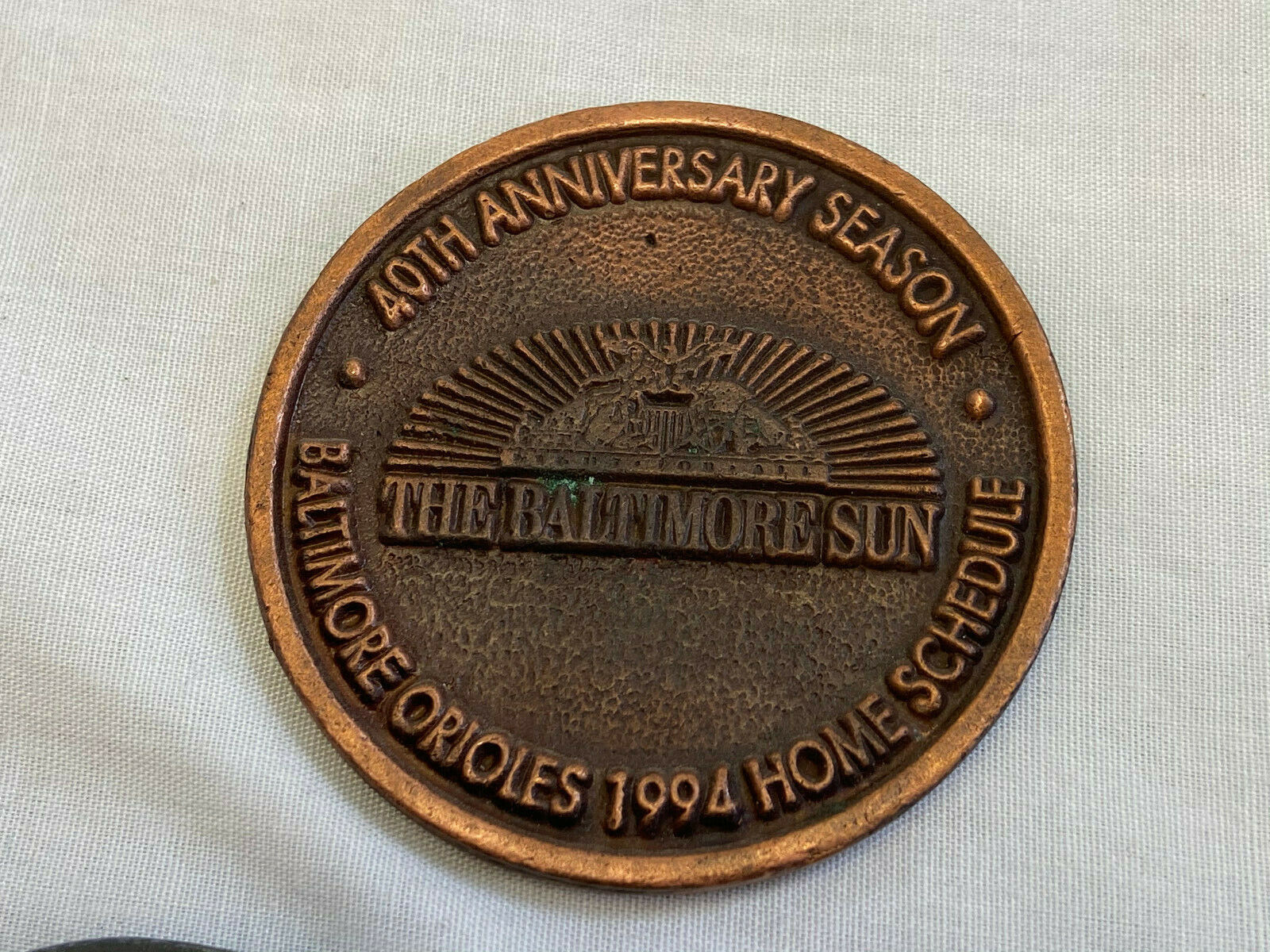 The Baltimore Sun Oriole Park Commemorative Coin World Series Schedule Lot of 5 Без бренда - фотография #3