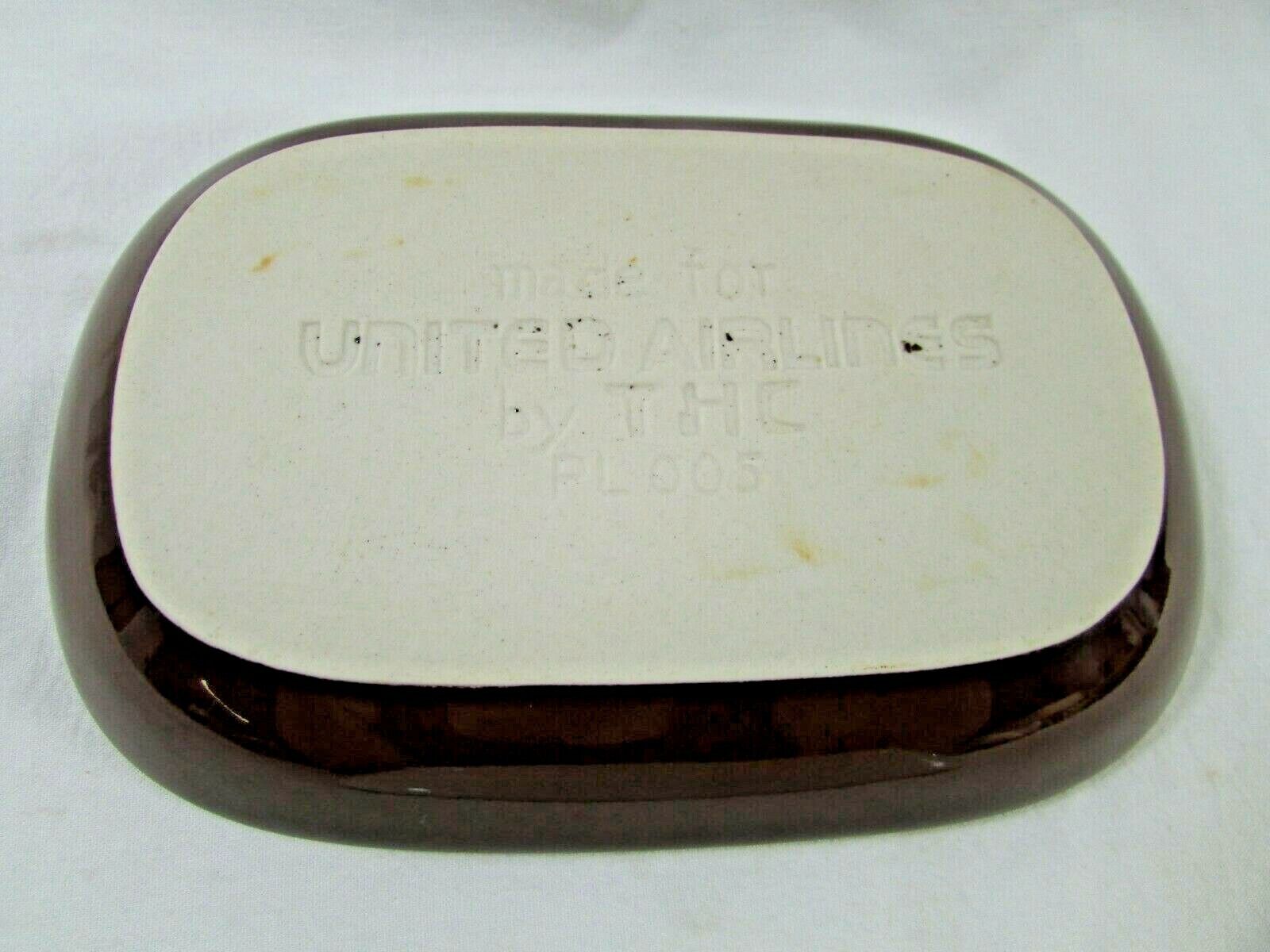 2 Dishes For UNITED AIRLINES & Eastern Airlines By THC Systems PL005 Vintage Без бренда PL 005 - фотография #6