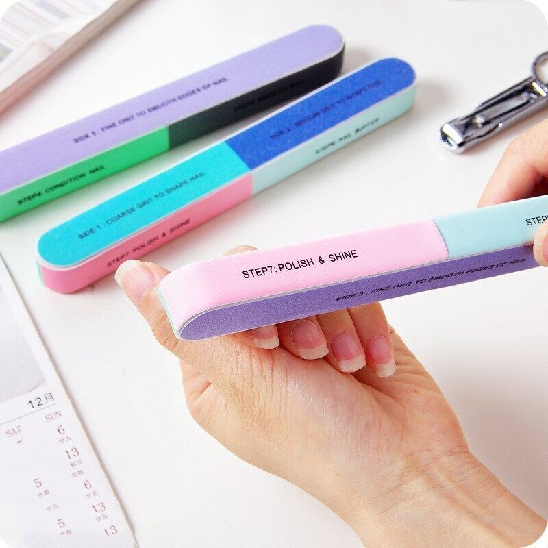3Pack 7-In-1 Nail File Polish Buffer Shine Manicure Pedicure Polish Sanding Tool Unbranded Does not apply - фотография #4