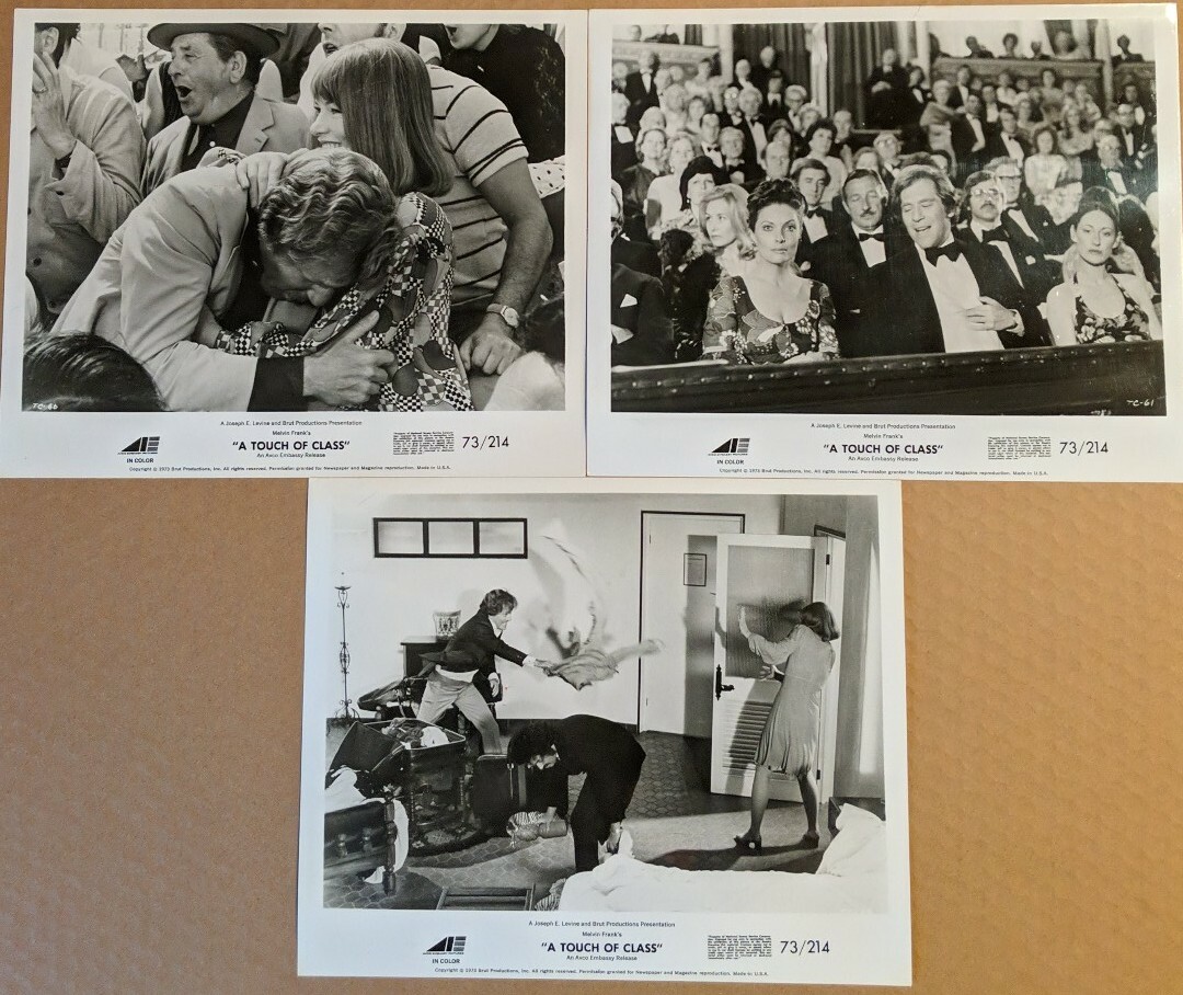 A TOUCH OF CLASS 3 Original Movie still Photos GEORGE SEGAL GLENDA JACKSON 1973 Без бренда