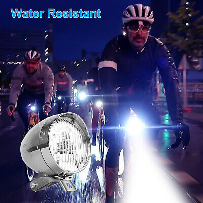 2Pcs Classical Vintage 3LED Bike Headlight Bicycle Retro Light Front Head Lamp Wowpartspro Does Not Apply - фотография #6