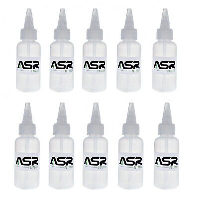 ASR Outdoor 10 Pack 3oz Gold Snuffer Sniffer Squeeze Bottles for Gold Panning Без бренда