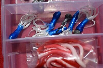 Plano Fishing Tackle Box Bobbers Hooks Sinkers Blue Crappie Jigs Plastic Worms Plano Model Products 3450-46 - фотография #5