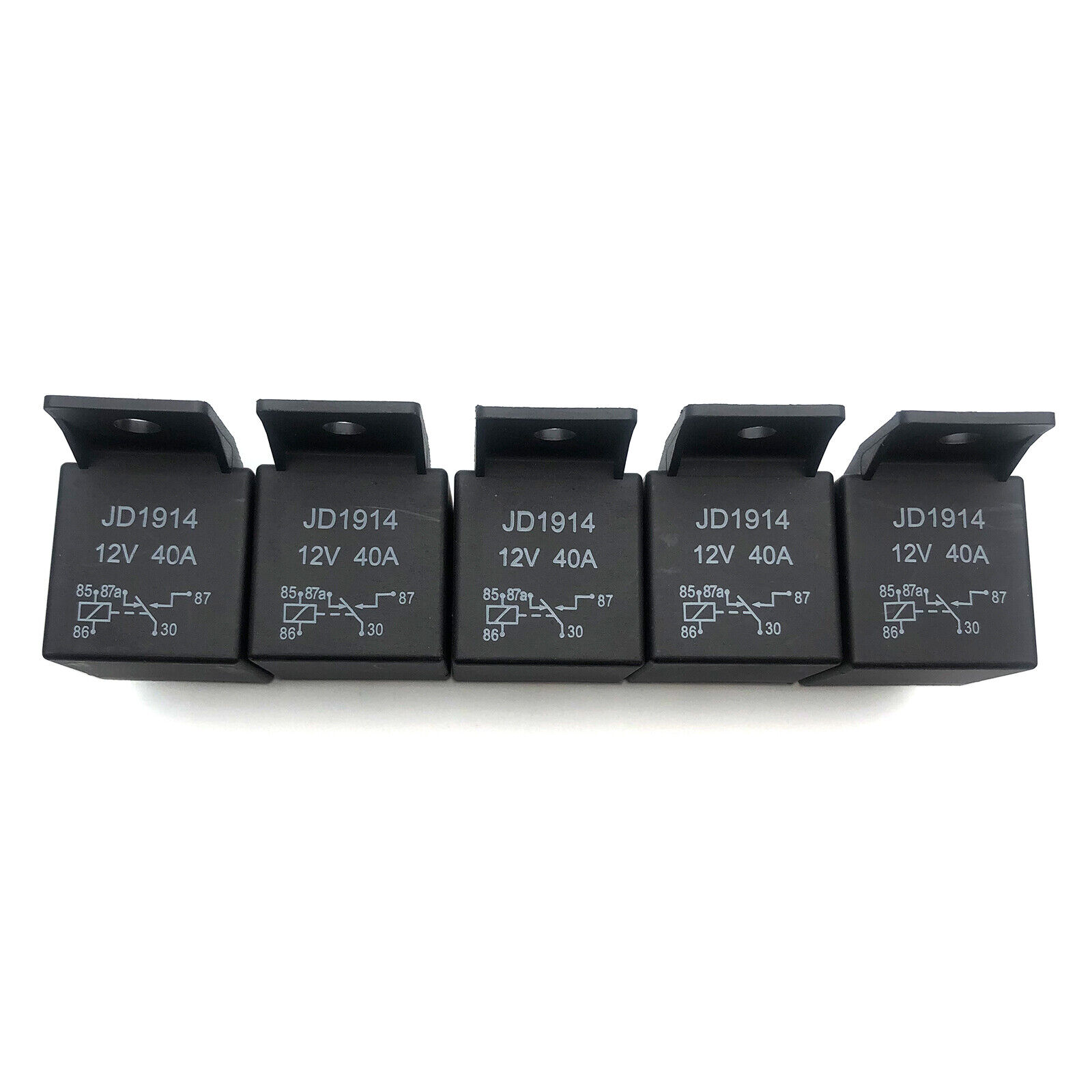 5-Pack DC 12V 30/40 Amp Car SPDT Automotive Relay 5 Pin With Harness Socket Set Unbranded/Generic Does Not Apply - фотография #5