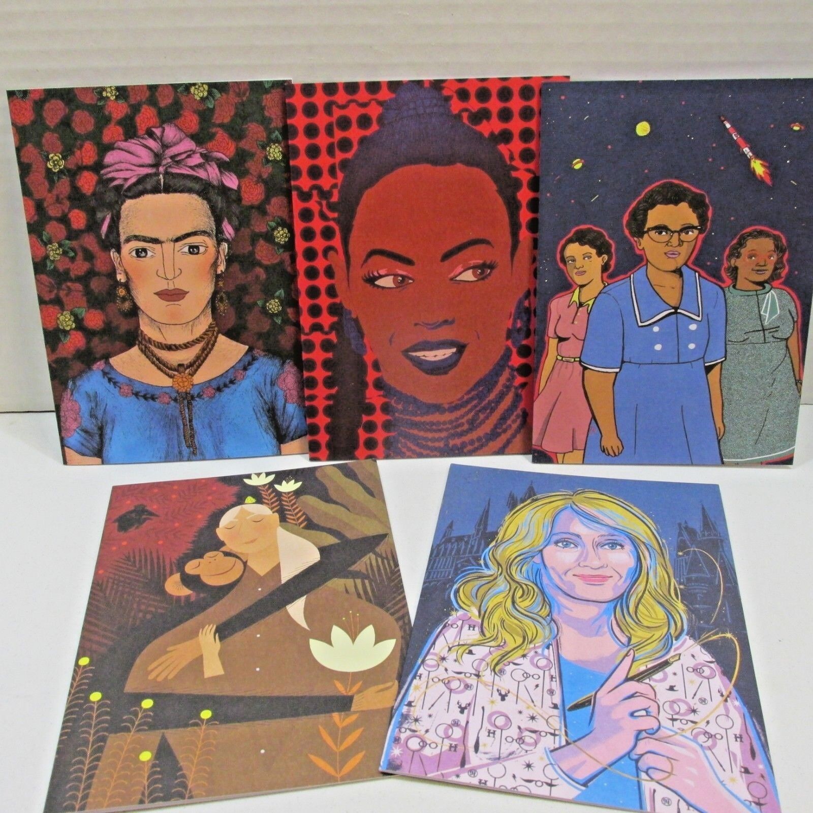 Rebel Girls Note Cards Stationery Set 5 Blank Inside Beyonce Goodall Kahlo More Timbuktu Labs, Inc Does Not Apply