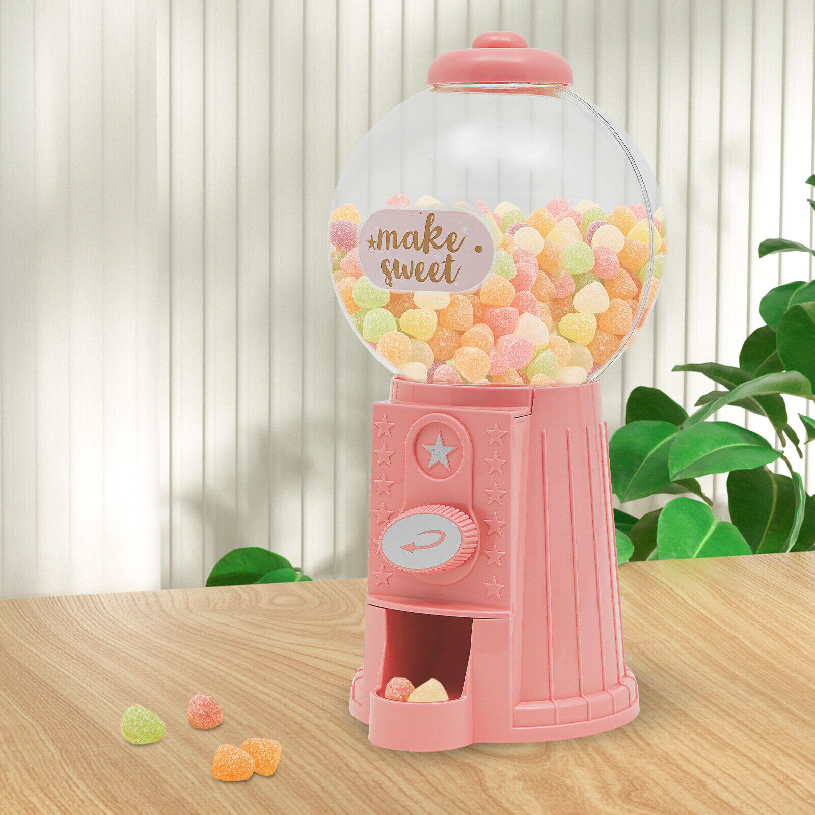 Candy Dispenser, Cute Wending Machine for Desktop, Manual Candy Machine, Pink Unbranded Does not apply - фотография #2