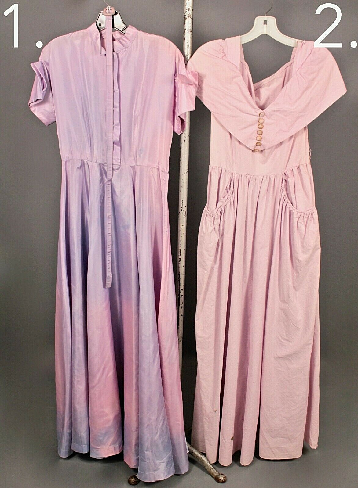 VTG Lot of 13 50s AS IS Formal Gowns Assorted Sizes & Colors 1950s Dresses Assorted - фотография #2
