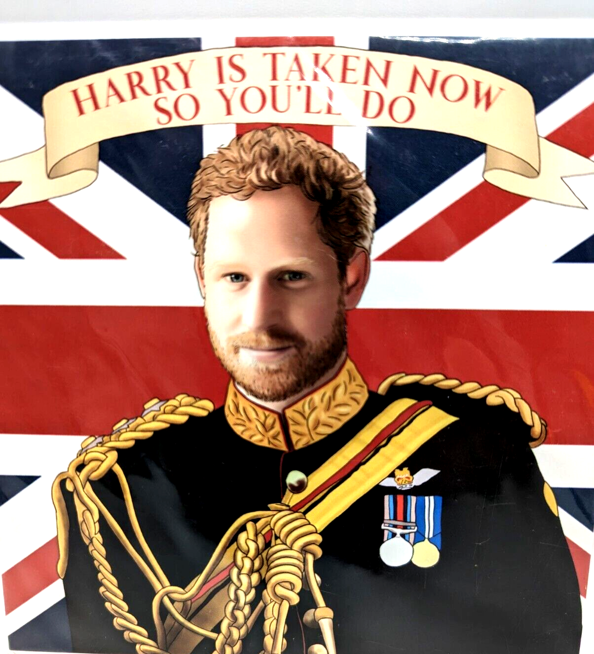 Prince Harry Blank Card Royal Family WACTT  UK "Harry Is Taken Now" RARE Sealed Без бренда