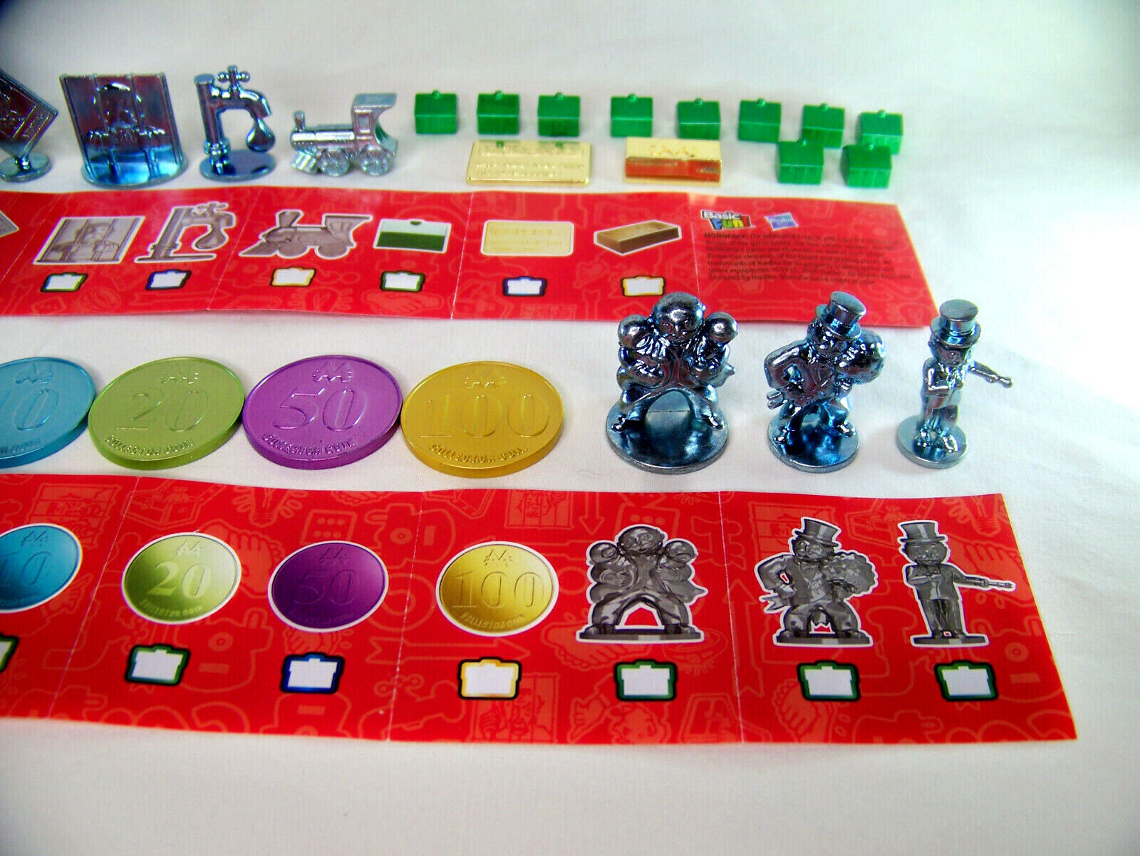 Monopoly Surprise Exclusive Collectible Collectors Tokens Complete Set Series 1 Hasbro 00431 - фотография #5