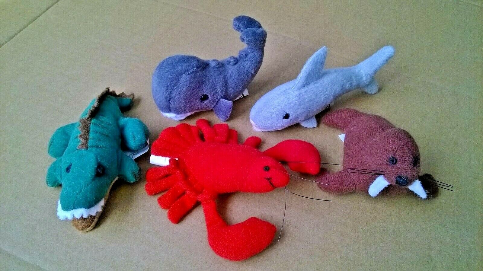 Dakin Mini Seawees Plush Applause Sealife Sea Wees Pets Ocean Lot of 5 Soft Toys Dakin Applause - фотография #5