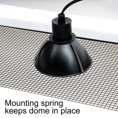 2PK Reptile Light Fixture w/ Lighting Heat Lamps and 4" Halogen Mini Dome Unbranded - фотография #5