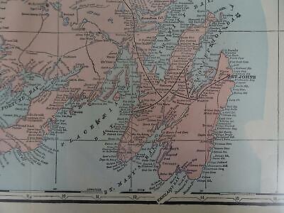 Lot 4 antique maps North America Africa New Foundland Italy Cartagena B27 Без бренда - фотография #10