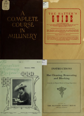 60 OLD RARE BOOKS ON HAT MAKING & MILLINERY PATTERNS ART CRAFT STYLE ON DVD Без бренда - фотография #4