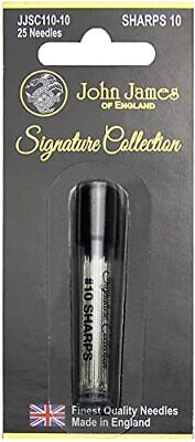  Co John James Signature Collection Sharps Size 10, 25ct. Needles-Hand, 10 (25) Does not apply Does Not Apply - фотография #2