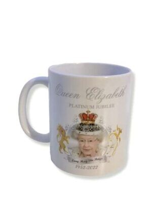 Queen Elizabeth Platinum Jubilee Mug ONLY AUTHENTIC IF SHIPPED FROM NEW fba Does not apply Does Not Apply