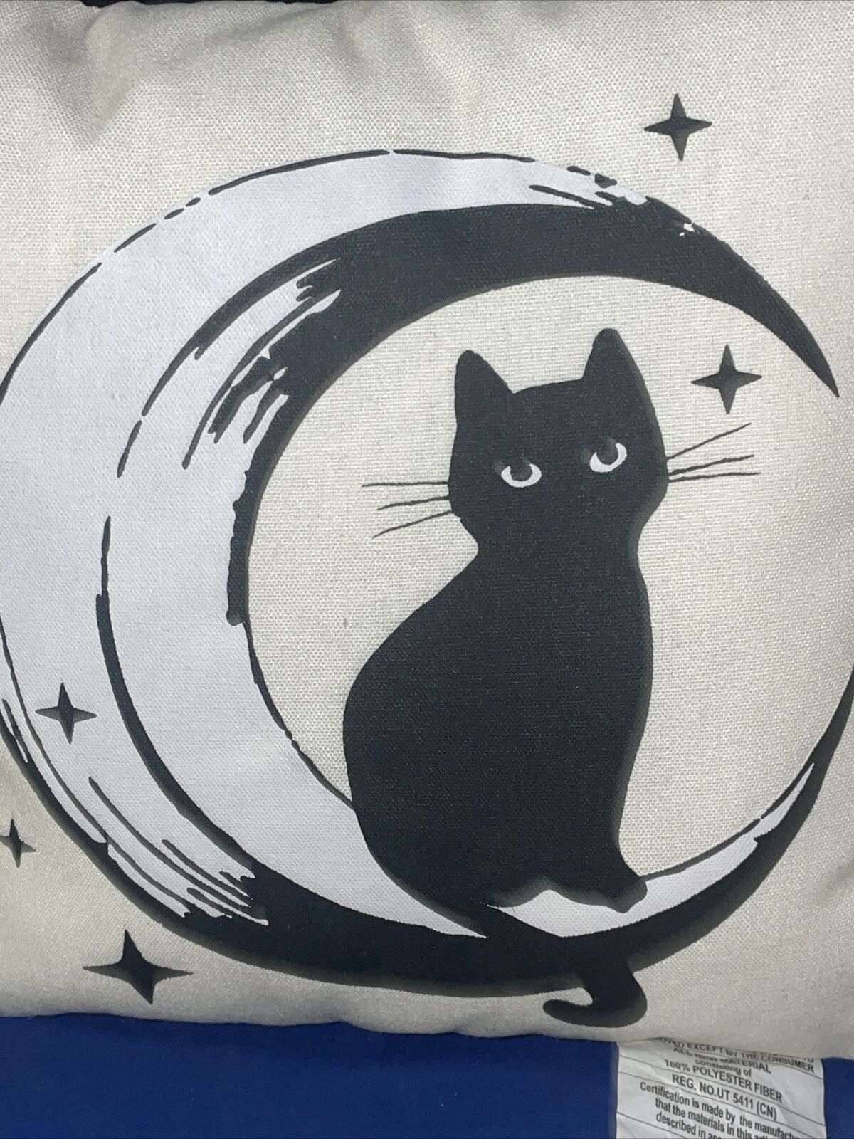 Crescent Moon Black Cat Sitting On the Gothic Art Throw Pillow NEW NWT ❤️gsc17m1 TARGET - фотография #5