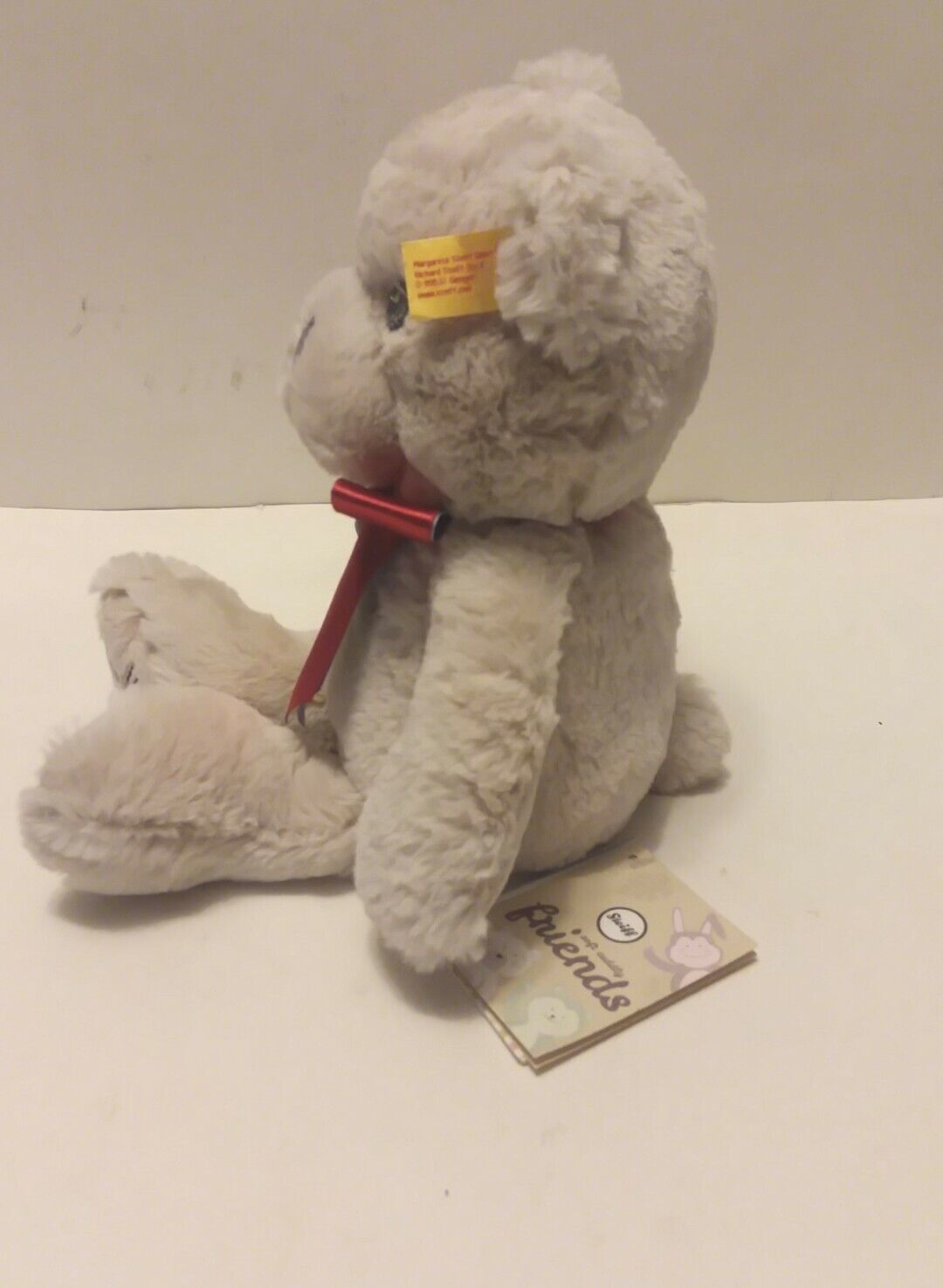 New With Tags Steiff Neiman Marcus Tan the Bear teddy stuffed animal 12” Steiff - фотография #4
