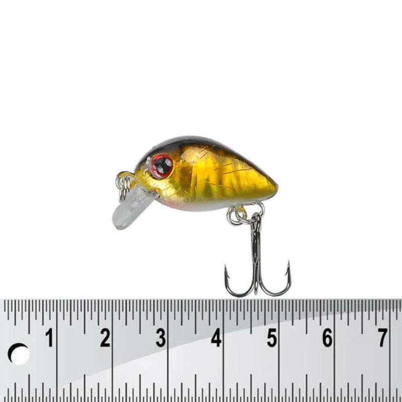 10 Fishing Lures Lots Of Mini Minnow Fish Bass Tackle Hooks Baits Crankbait Unbranded Does Not Apply - фотография #11