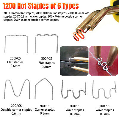 1200X Hot Staple Plastic Welding for Car Bumper Fender Welder Stapler Repair Kit EEEKit Does Not Apply - фотография #2