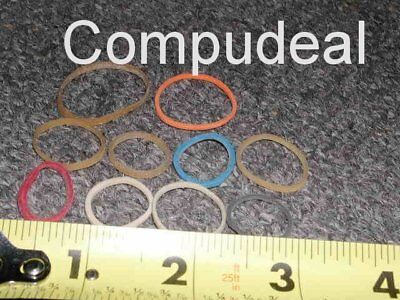 1 Lot 10 Asst. Rubber bands: Fixes most DVD CDROM drive open/ Close problems Unbranded/Generic Does Not Apply - фотография #2