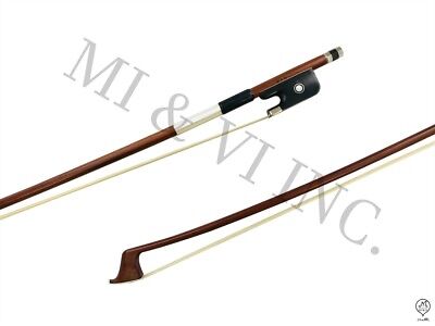 MI&VI 5 Basic Brazilwood Cello Bow Ebony Frog 4/4 - Octagonal Silver Nickl Stick MI & VI Real-Full-Size-Fiddle-String-Mill-Tuner-Stand-Hair - фотография #2