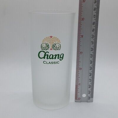 Set 2 of CHANG Beer Glass 5.5" Classic Original Rare Collectible Pint Glasses  Chang - фотография #5