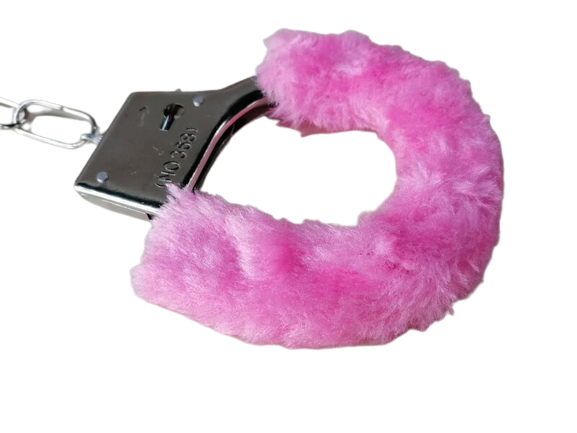 3 Furry Fuzzy Costume Handcuffs Metal Wrist Cuffs Soft Bachelorette Hen Party US Unbranded Does not apply - фотография #5