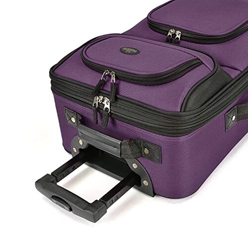 U.S. Traveler 2 Piece Expandable Softside Luggage Set 21" Carry On Tote Bag U.S. Traveler Does not apply - фотография #5