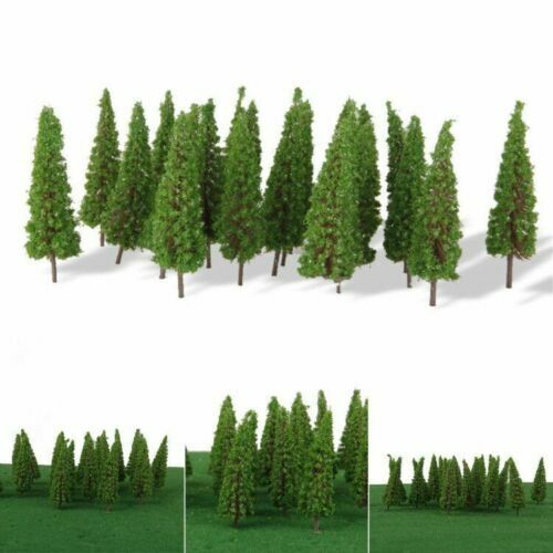 50X Trees Model Train Railroad Wargame Diorama Scenery Landscape HO OO Scale Lot Unbranded Does Not Apply