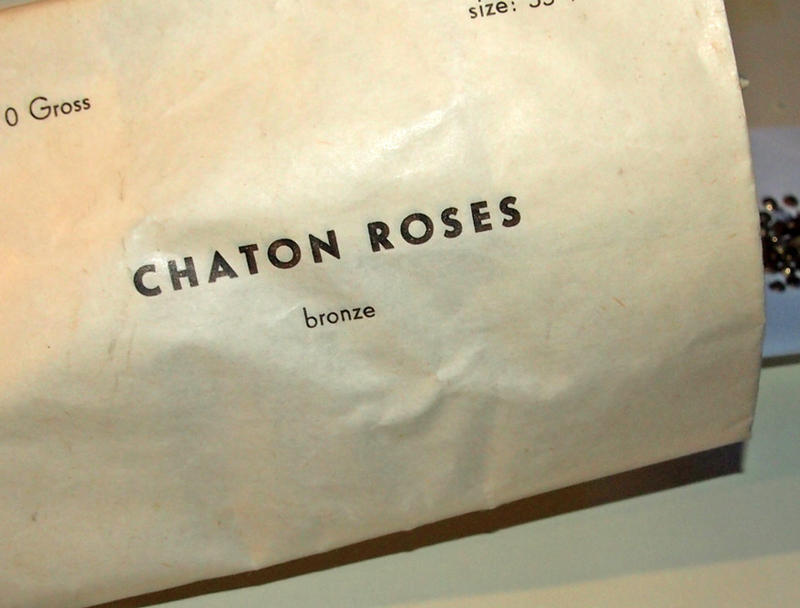 25 CHATON ROSES BRONZE FACET CUT STONES VINTAGE 4MM  Без бренда - фотография #3