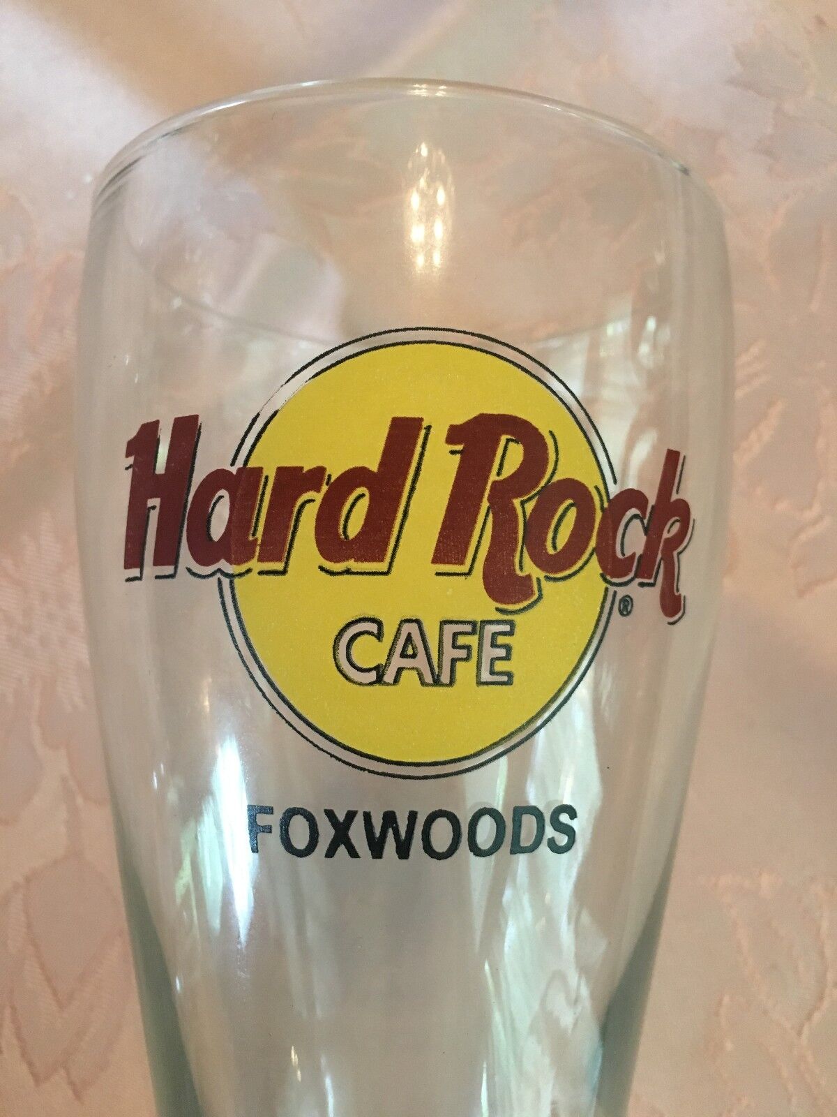 Hard Rock Pilsner Glass Discontinued Collectible -Choose Chicago Philly Foxwoods Hard Rock Cafe - фотография #6