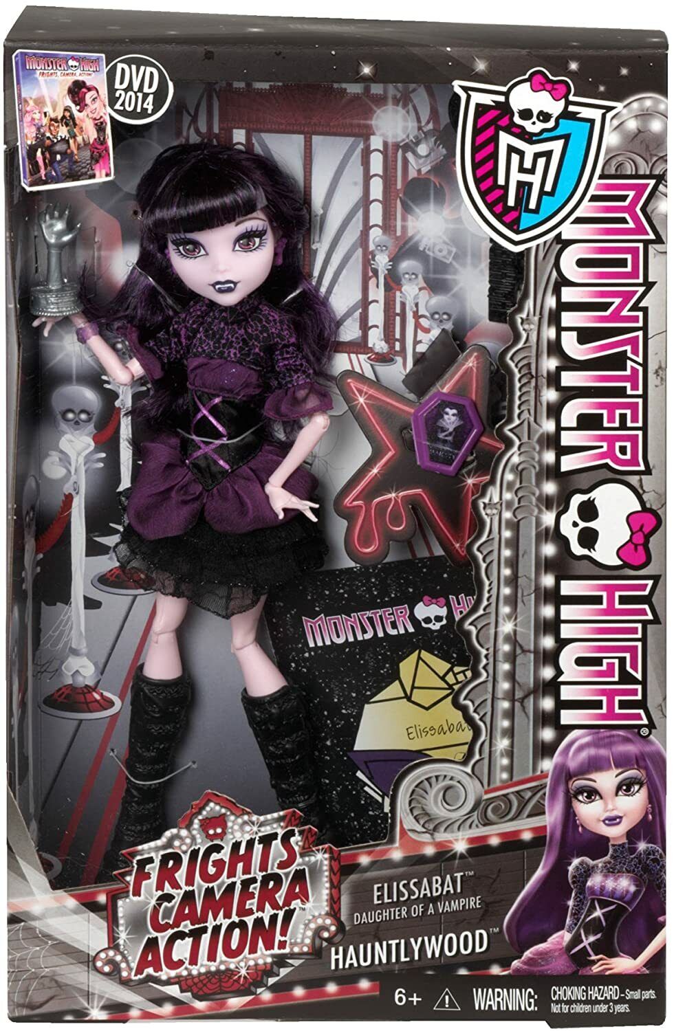 Monster High Frights Camera Action! ELISSABAT Hauntlywood Doll Mattel Does not apply - фотография #6