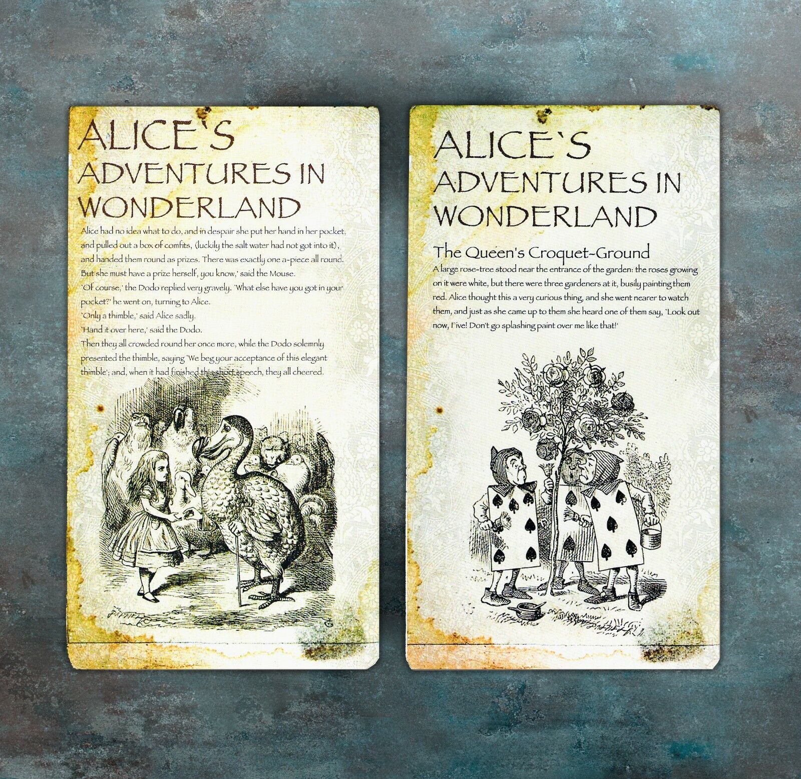 Alice in Wonderland Vintage 10pcs Postcard Set Без бренда - фотография #4