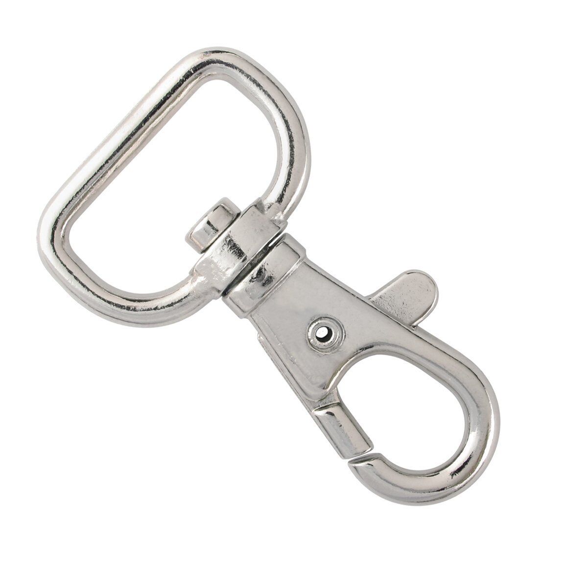 50 - Premium Metal Lobster Claw Clasps - Wide 3/4 Inch D Ring 360° Trigger Snaps Specialist ID SPID-9600