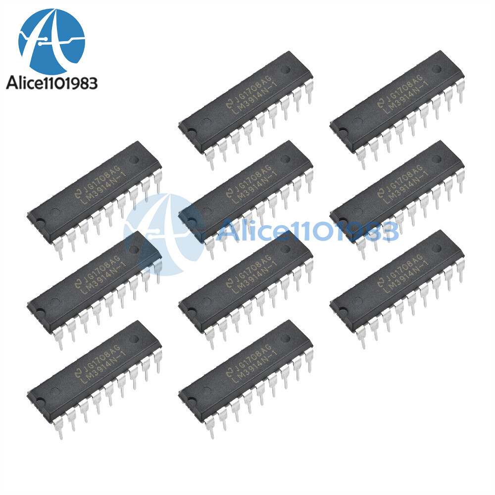20Pcs LED Display Driver IC NSC DIP-18 LM3914N-1 LM3914N-1/NOPB good quality Unbranded/Generic Does not apply