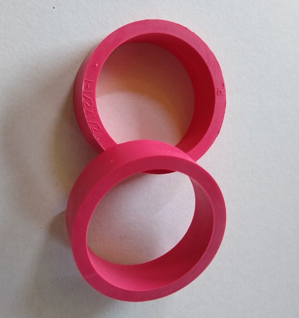 Pinball Flipper Rubber Replacement Rings Standard Size Light Red Color Lot Of 2 Unknown - фотография #2