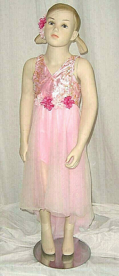 4C Lyrical Ballet Dance Dress Costume Whisper Pink Curtain Call
