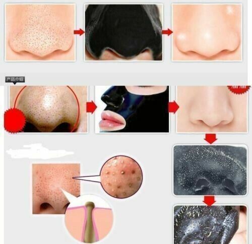 Facial Cleansing Charcoal Mask Blackhead Remover Purifying Acne Peel-off Mask Shills Does not Apply - фотография #5