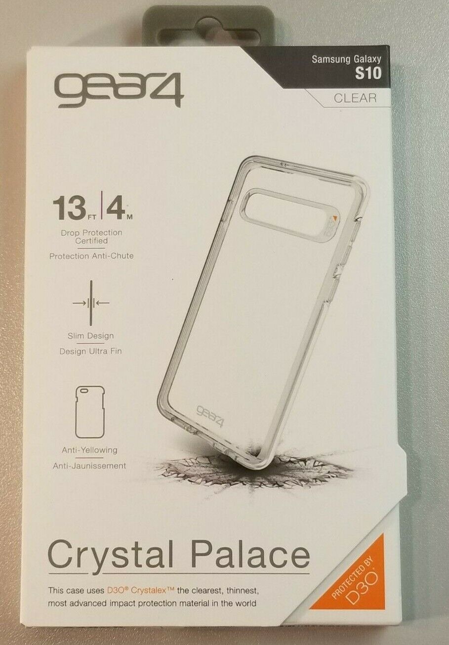 Gear4 Crystal Palace Series Case for Samsung Galaxy S10 - Clear Gear4 34873