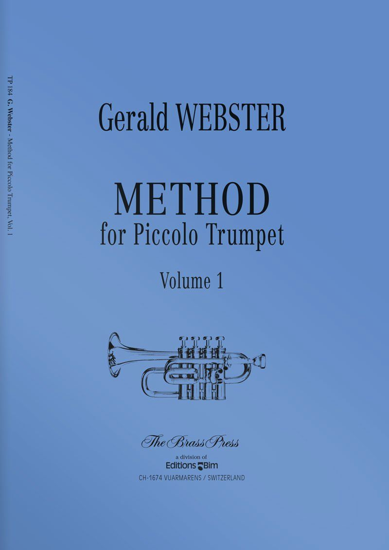 GERALD WEBSTER METHOD FOR PICCOLO TRUMPET VOLUME 1 MUSIC BOOK EDITIONS BIM NEW Без бренда