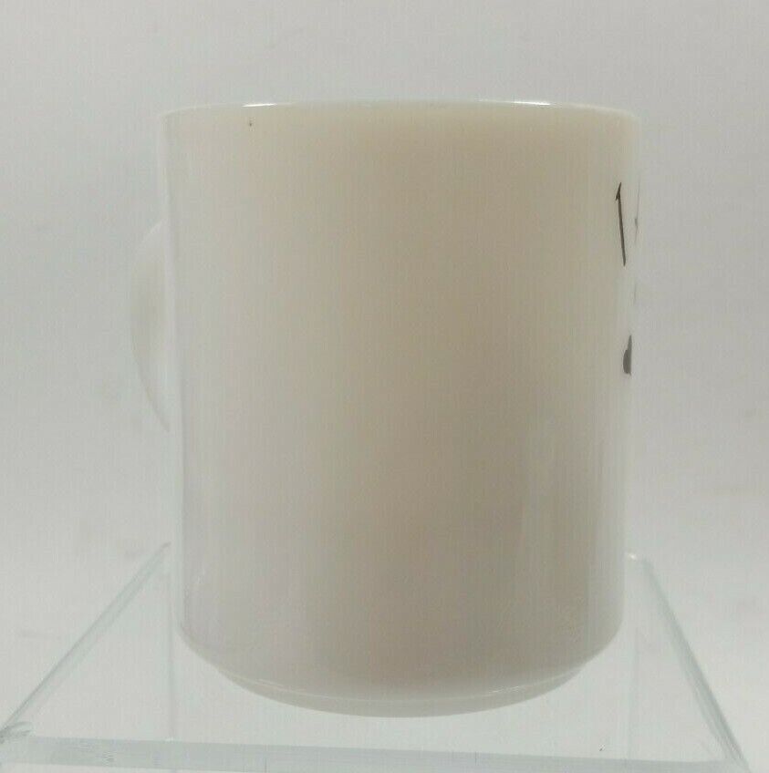 Grandparents I Love Grandma Grandpa Coffee Mugs Vintage Gift Milkglass Set of 2 Unbranded - фотография #6