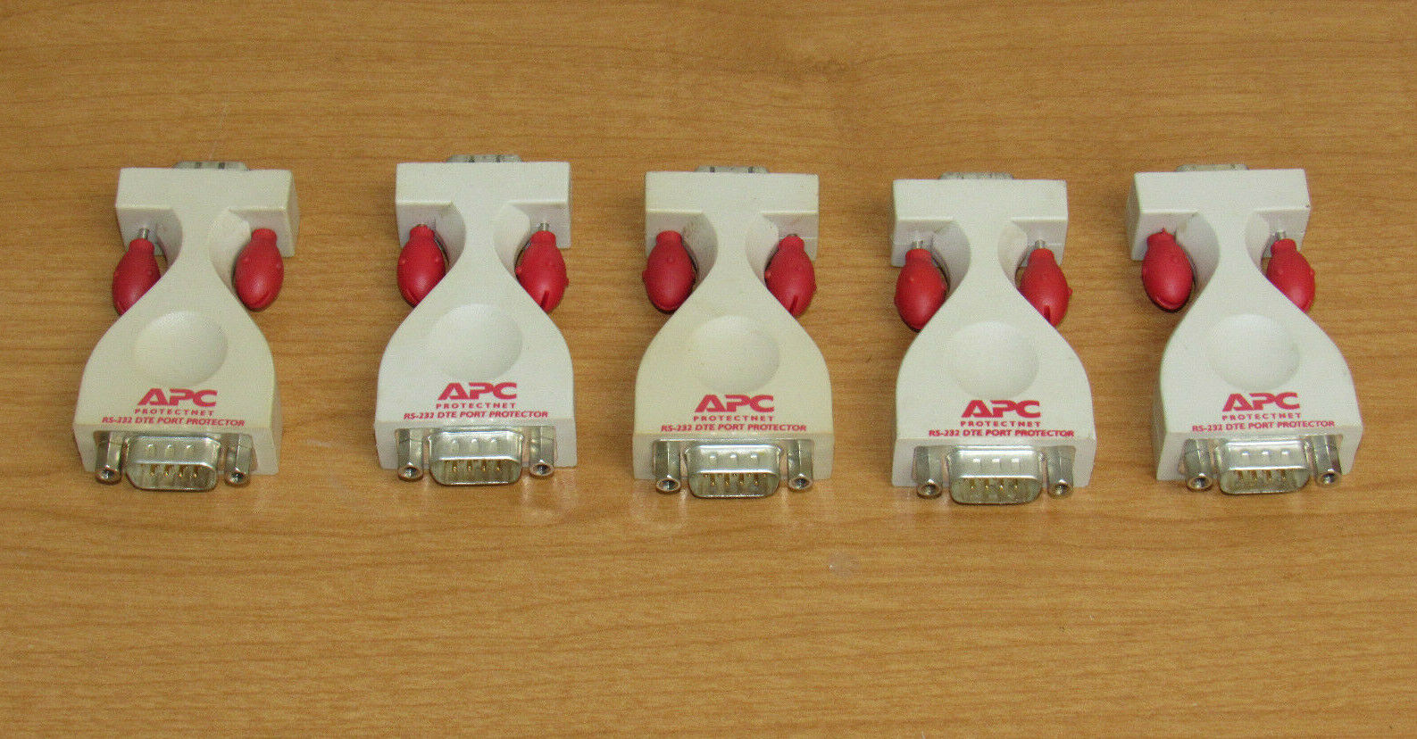 Lot of 5 APC ProtectNet RS-232 DTE Port Protector 9-Pin Serial Surge Protectors APC PS9-DTE