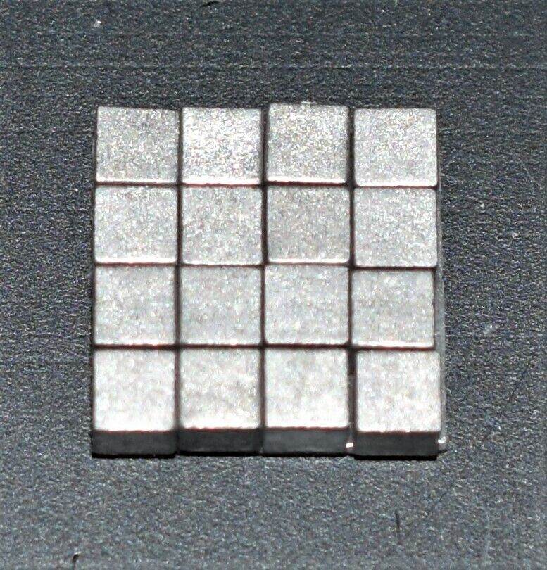 Pinewood Derby Car Tungsten Weight 1/8" Cubes  over 1 OZ Total, 60 Pieces Bulk TxW TxW-333 - фотография #6