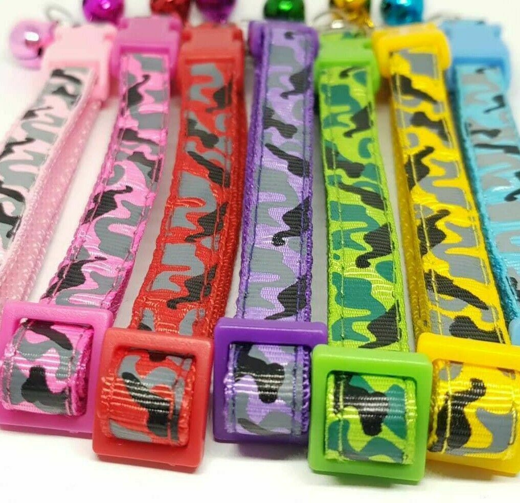 12 PCS Lot of Wholesale Dog Collar Adjustable Buckle Collar W/ Bell Small Puppy Unbranded - фотография #4