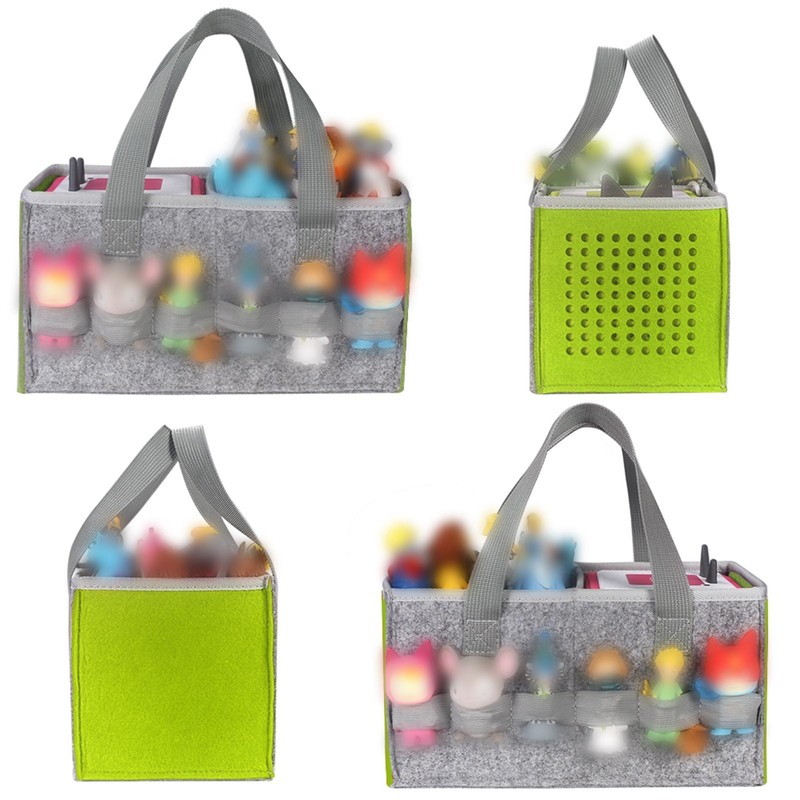 Travel Felt Bag Large Capacity Grey Storage Bag For Tonies Box Starter Set US Unbranded Does Not Apply - фотография #10