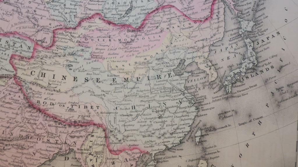 ORIGINL 2-sheet 1855 HAND-COLORED Colton Atlas MapS:TURKEY IN ASIA,EUROPE,SEAS Без бренда - фотография #6