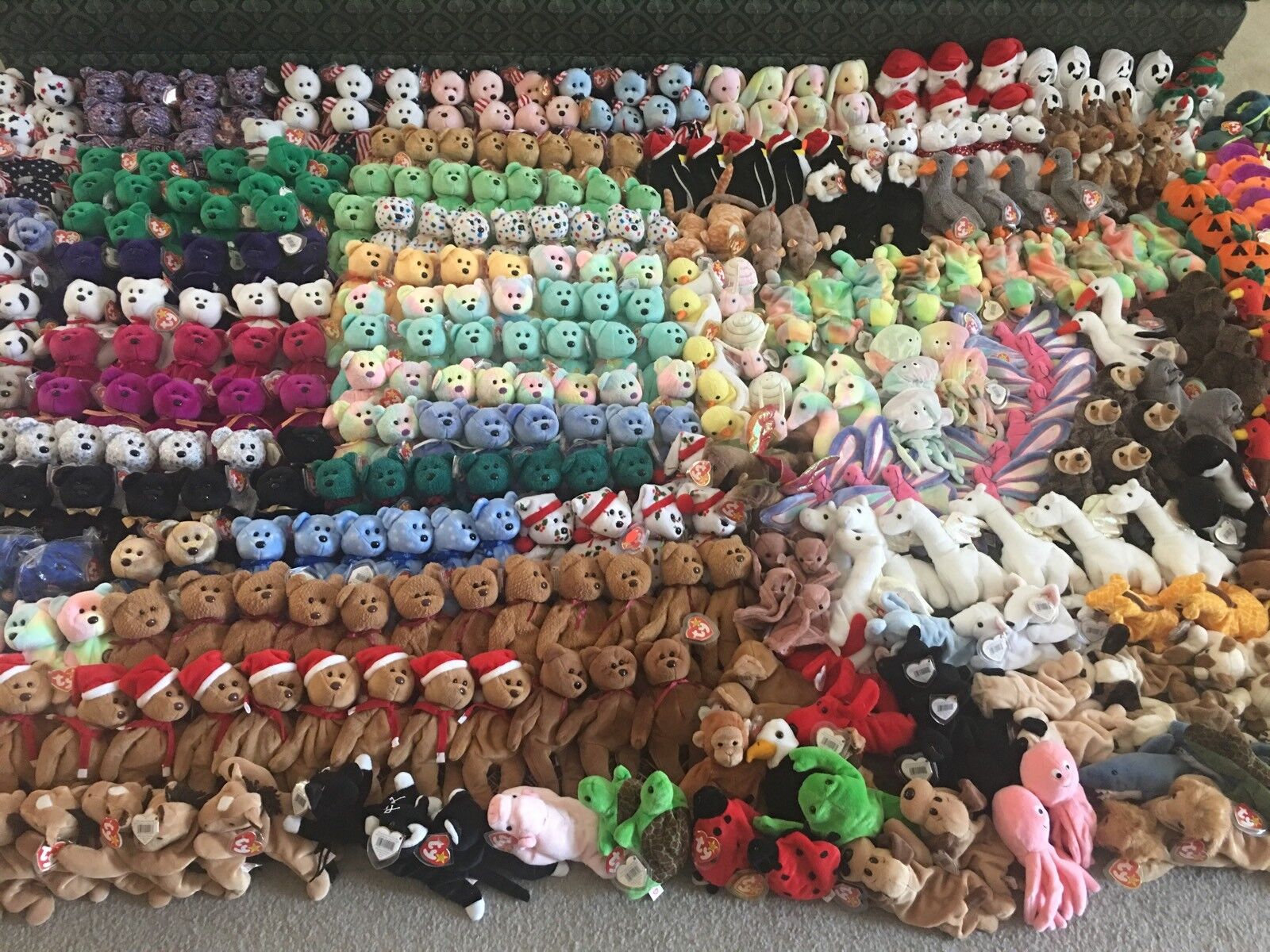 Ty Beanie Babies Huge Lot Over 900 Various 1993-2000 Ty - фотография #6