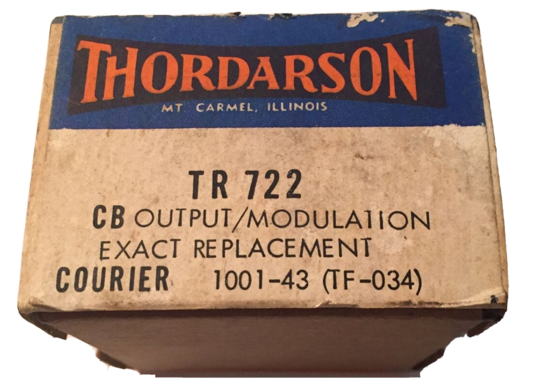 Thordarson TR722 CB Radio Output Modulation for CB COURIER 1001-43 Transformer thordarson TR722